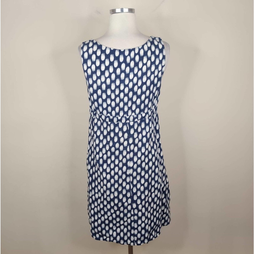 Patagonia Polka Dot Sleeveless Dress - Blue and White - Picture 7 of 9